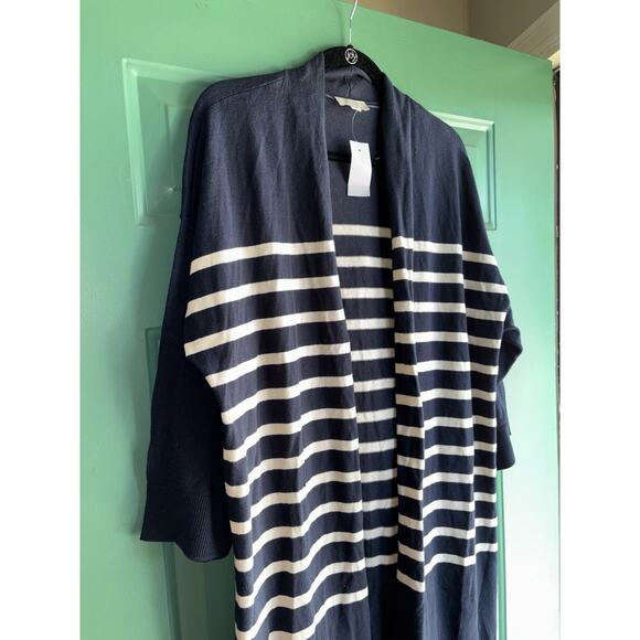 LOFT XL NWT 100% Cotton Long Sleeve Open Lightweight Cardigan Size XL - Picture 7 of 10